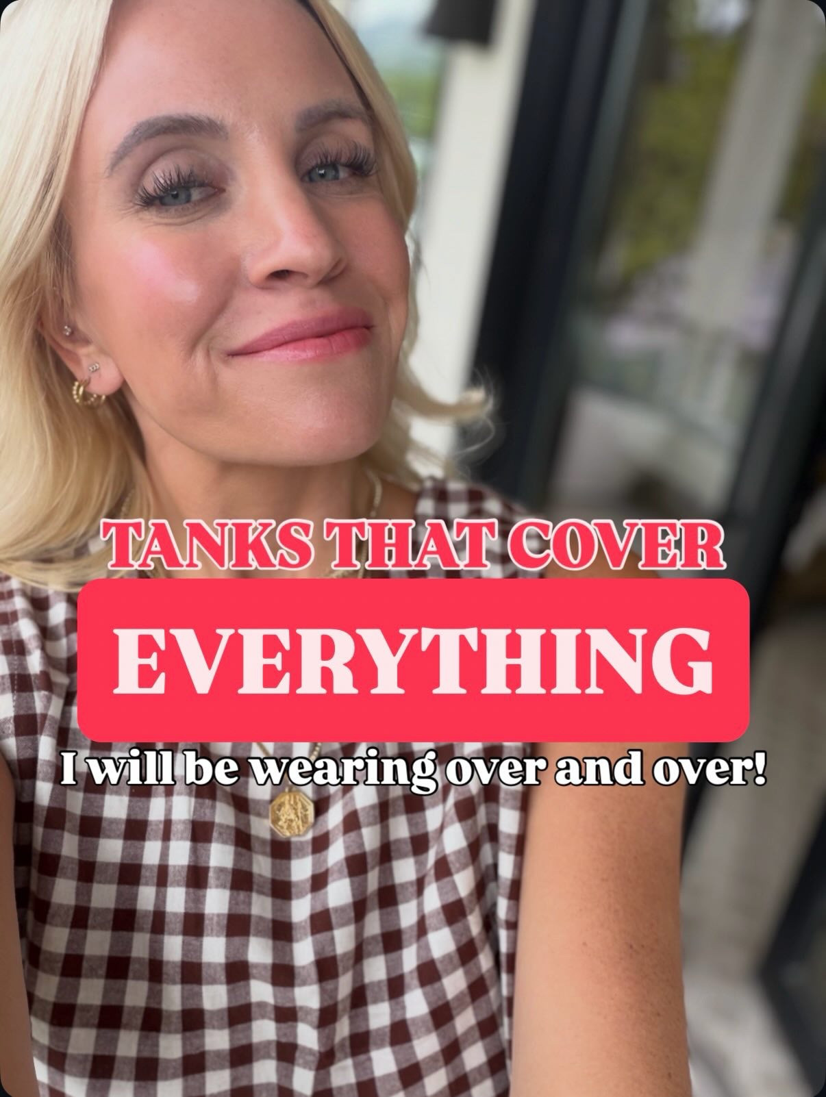 Comment SHOP and I’ll send links! Tanks that cover EVERYTHING that I will be wearing over and over again!