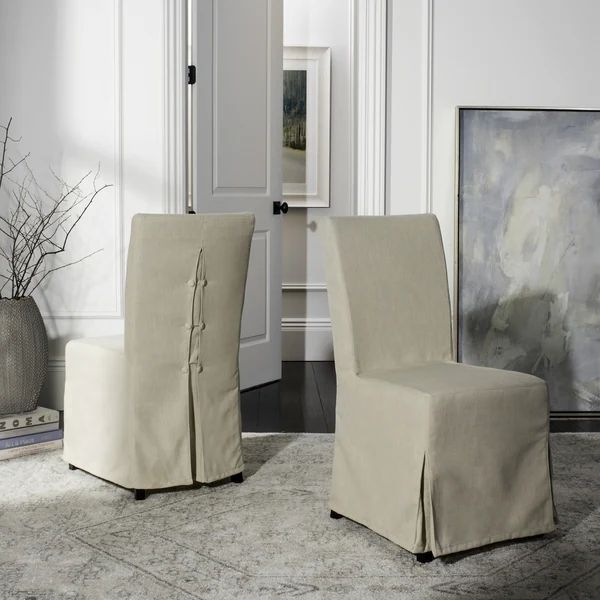 Safavieh Parsons Dining Slipcover Dining Chairs (Set of 2) | Bed Bath & Beyond