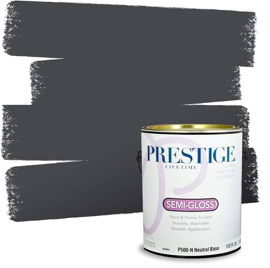 PRESTIGE Paints P500-N-1631BM Interior Paint and Primer In One Semi-Gloss Comparable Match of Ben... | Amazon (US)