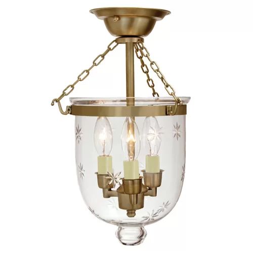 Alcott Hill® Sarahi 3 - Light 9" Lantern Urn Semi Flush Mount | Wayfair | Wayfair North America