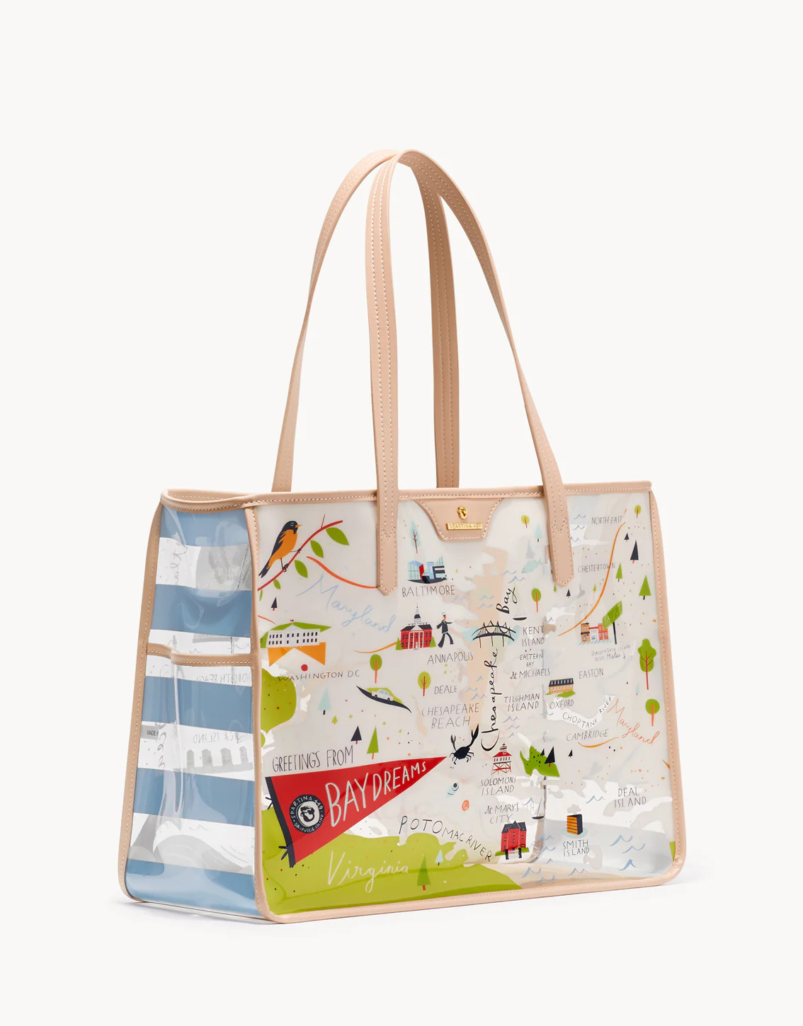 Clear Beach Tote Bay Dreams | Spartina 449