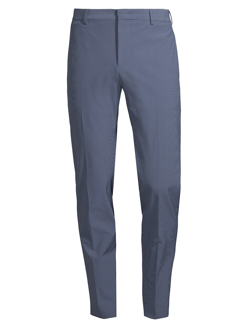 PT Torino Micro Check Straight-Leg Trousers | Saks Fifth Avenue