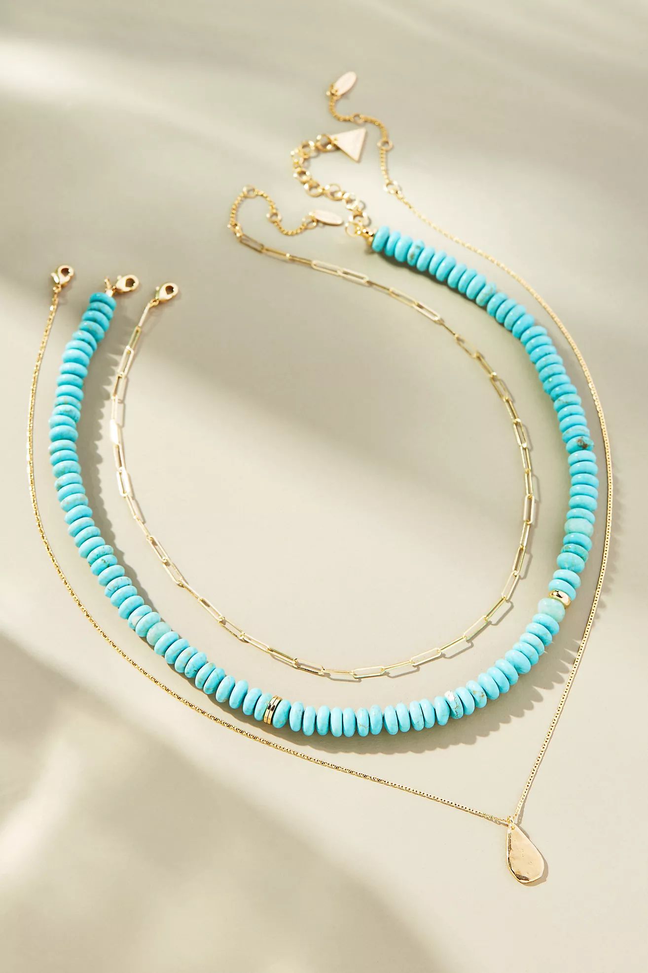 Shades of Sea Triple-Layer Necklace | Anthropologie (US)