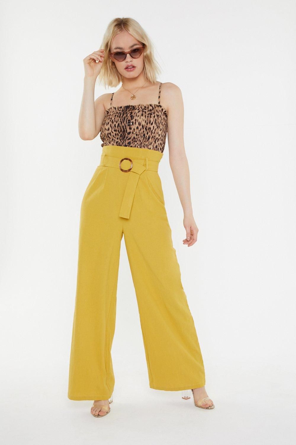 Let it Ring Wide Leg Paper Bag Pants | NastyGal (US & CA)