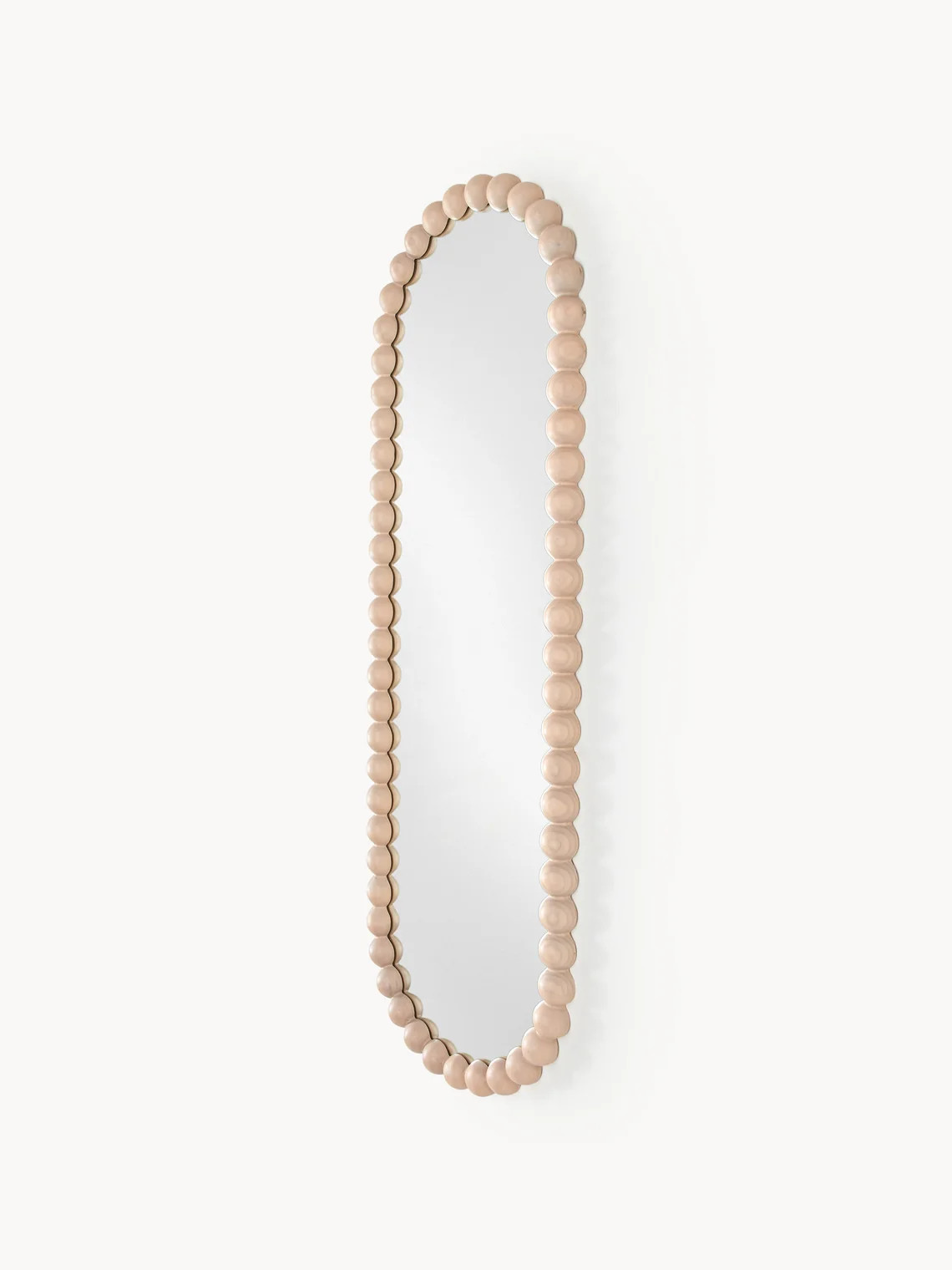 Full-Length Wall Mirror with Ash Wood Frame | Westwing UK