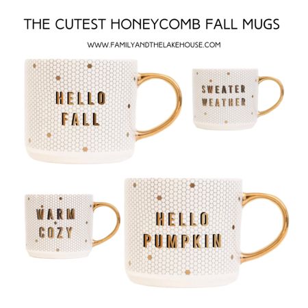 The cutest honeycomb fall mugs from Amazon! 

#LTKhome #LTKSeasonal #LTKHalloween