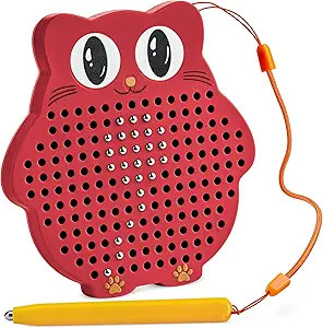 AYNAT FUN Magnetic Drawing Board for Kids & Toddlers with Beads and Magnet Stylus Pen - Magnetic ... | Amazon (US)