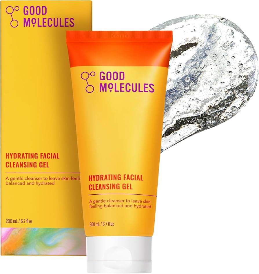 Good Molecules Hydrating Facial Cleansing Gel - Face Wash with Rosewater and Pineapple Extracts t... | Amazon (US)