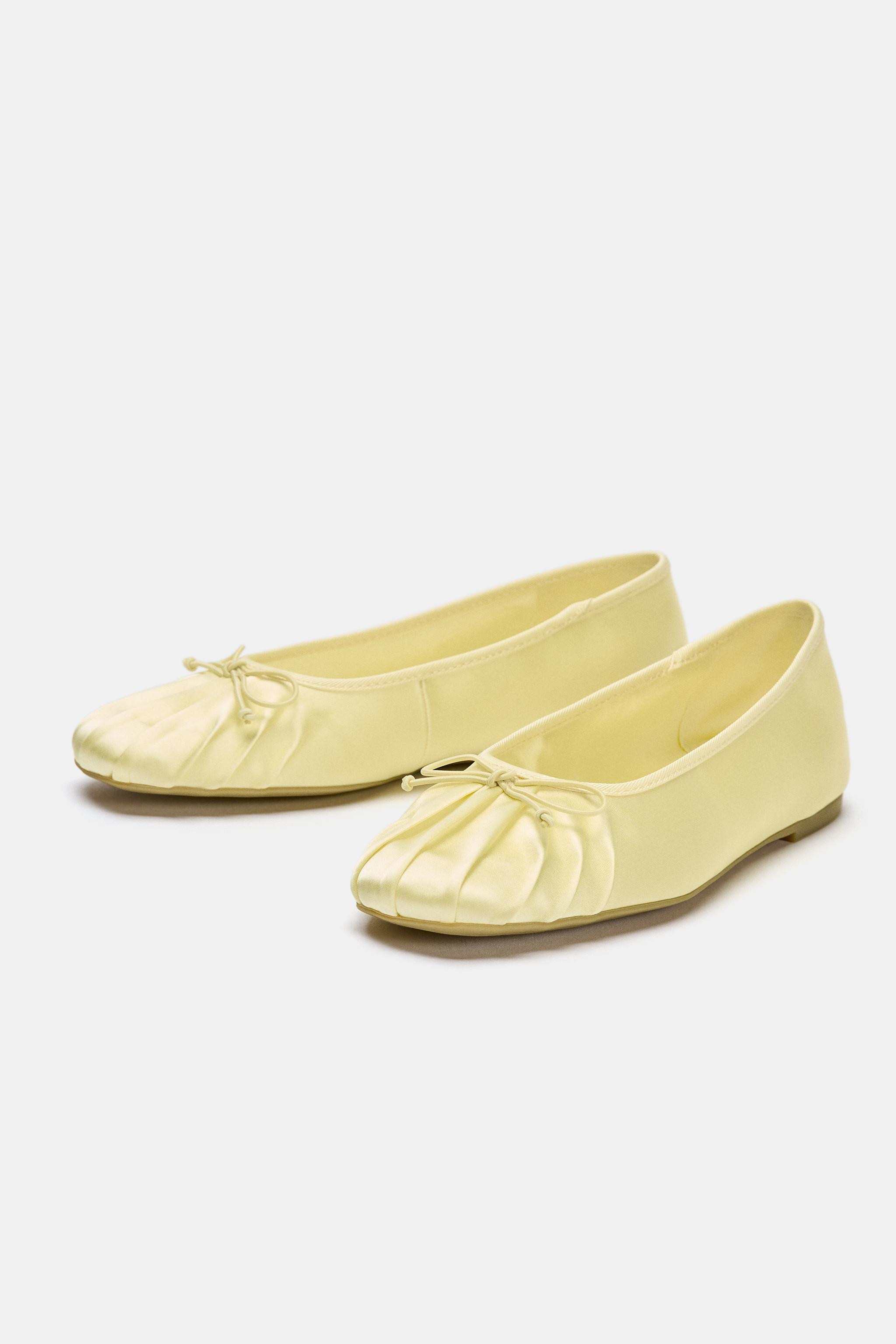 SATIN-BALLERINA MIT SCHLEIFE | Zara US