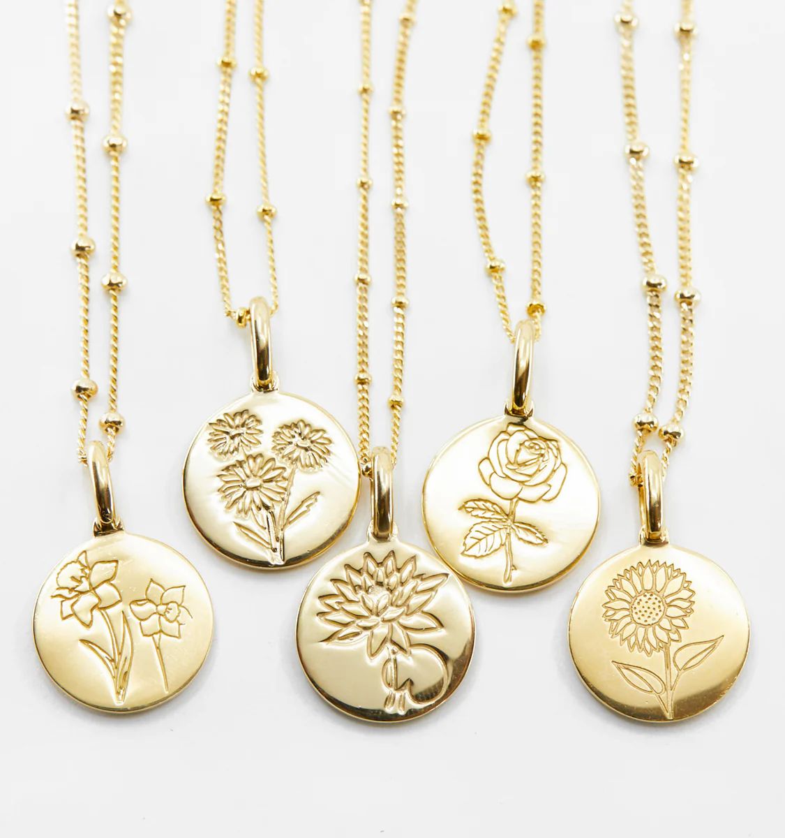 Birth Flower Necklaces | Rellery