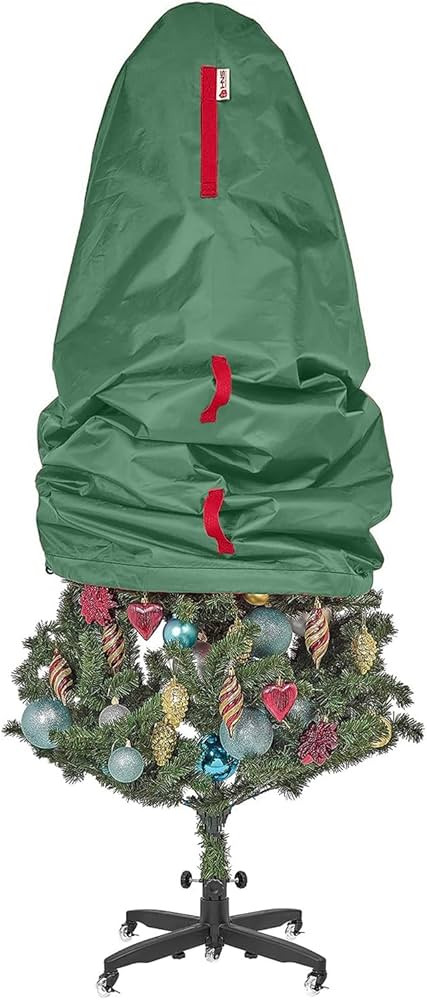 Upright Christmas Tree Storage Bag - Fits 9 Ft Artificial Xmas & Topiary Tree, Vertical Holiday C... | Amazon (US)
