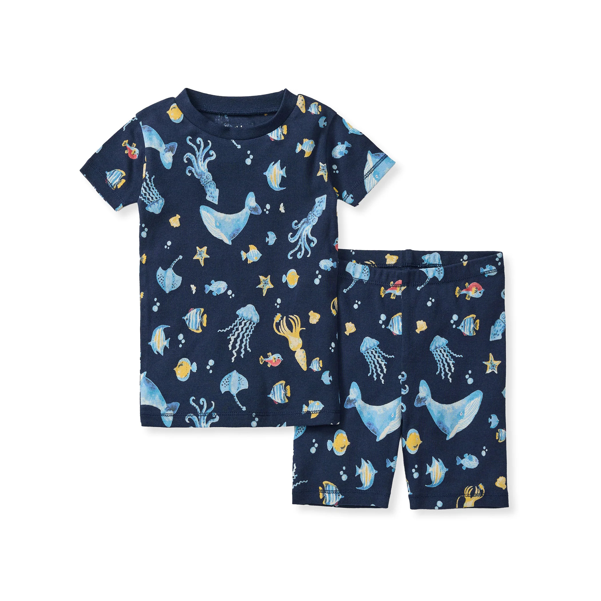 Under the Sea Organic Cotton Two-Piece Pajamas | Burt's Bees Baby