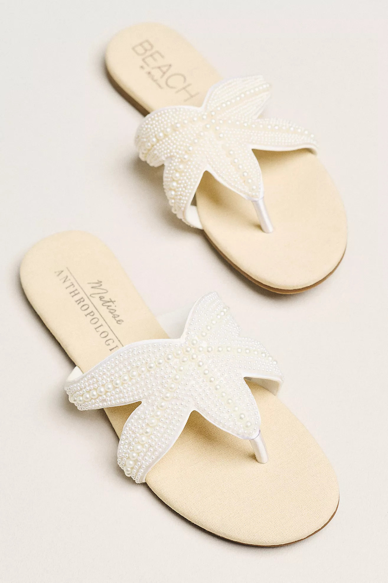 Beach by Matisse Sand Dollar Beaded Sandals | Anthropologie (US)