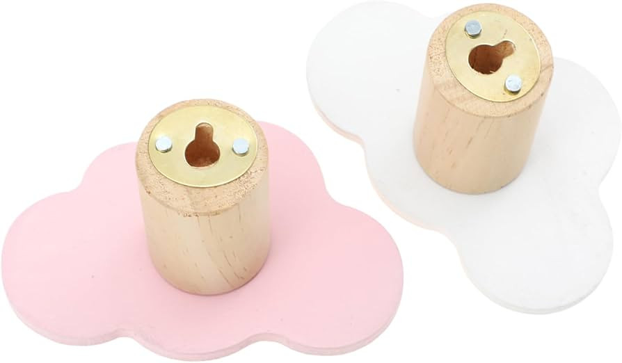 Cabilock Sturdy Wooden Cloud Hooks Fitting Room Decor Elegantly Designed for Wall Door and Window... | Amazon (UK)