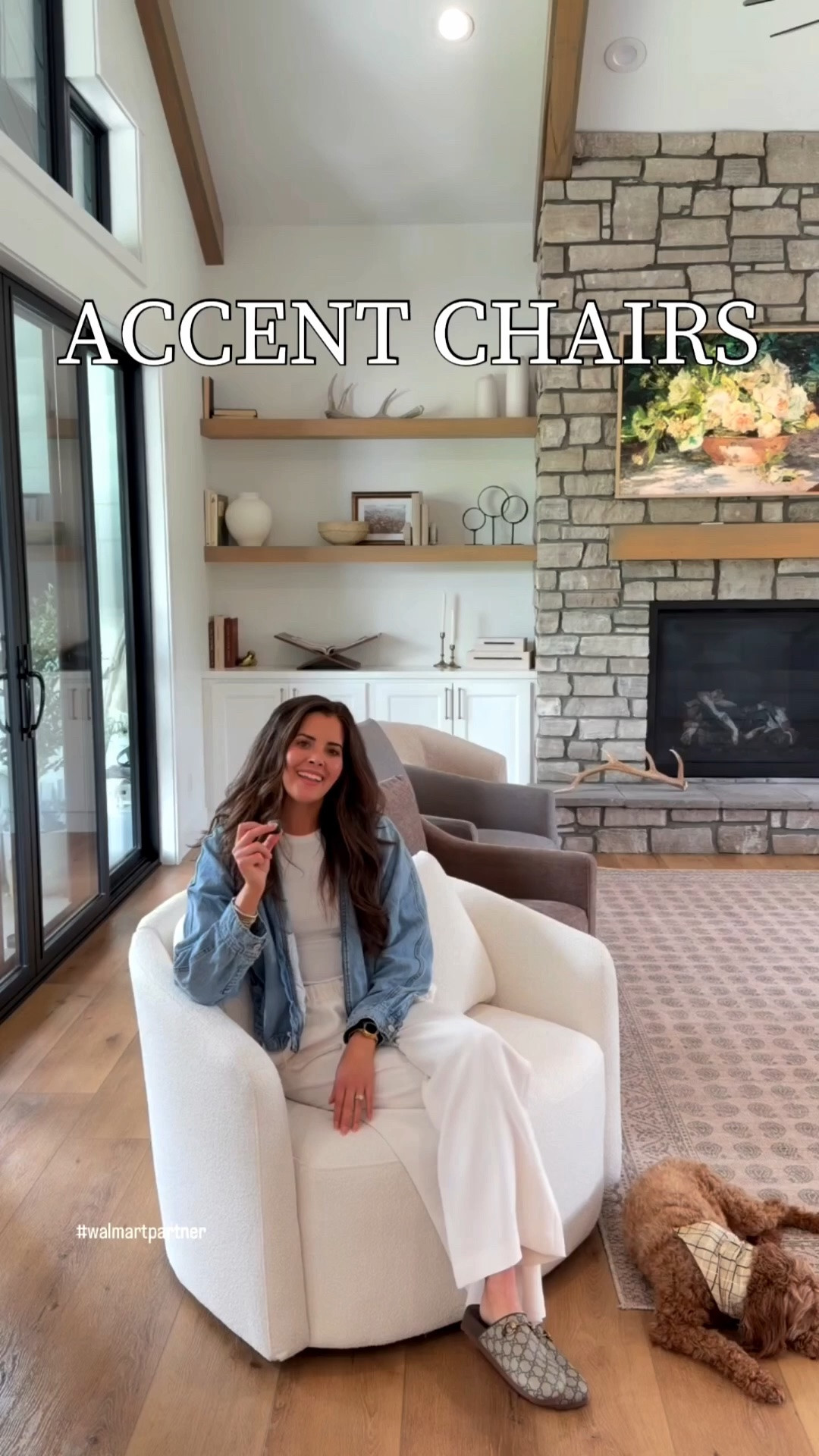 Comparing four of my favorite accent chairs from @walmart 
Starting with the viral beautiful chair by Drew, it really is as good as everyone says I love the oversized feel. And it’s the perfect cozy corner chair.

Next the Texas House briar chair I love the slope arm design and how structured it feels  and the rich brown color is so good.


After that is my newest purchase this slate gray barrel chair. I love the skirt detail. It has  a high end designer look without the designer price tag. 

Lastly is the mainstay boucle chair. This is like a smaller version of the beautiful chair by Drew but just as good. It’s perfect if you have a smaller space to fill or if you want that soft textured look without spending a ton. 

All of these are great options if you are looking for an affordable chair that doesn’t sacrifice comfort or quality.

#LTKHome
