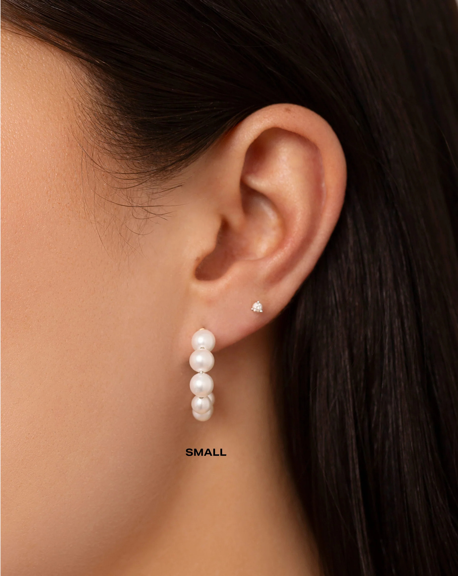 Graduated Pearl Hoops | Ring Concierge