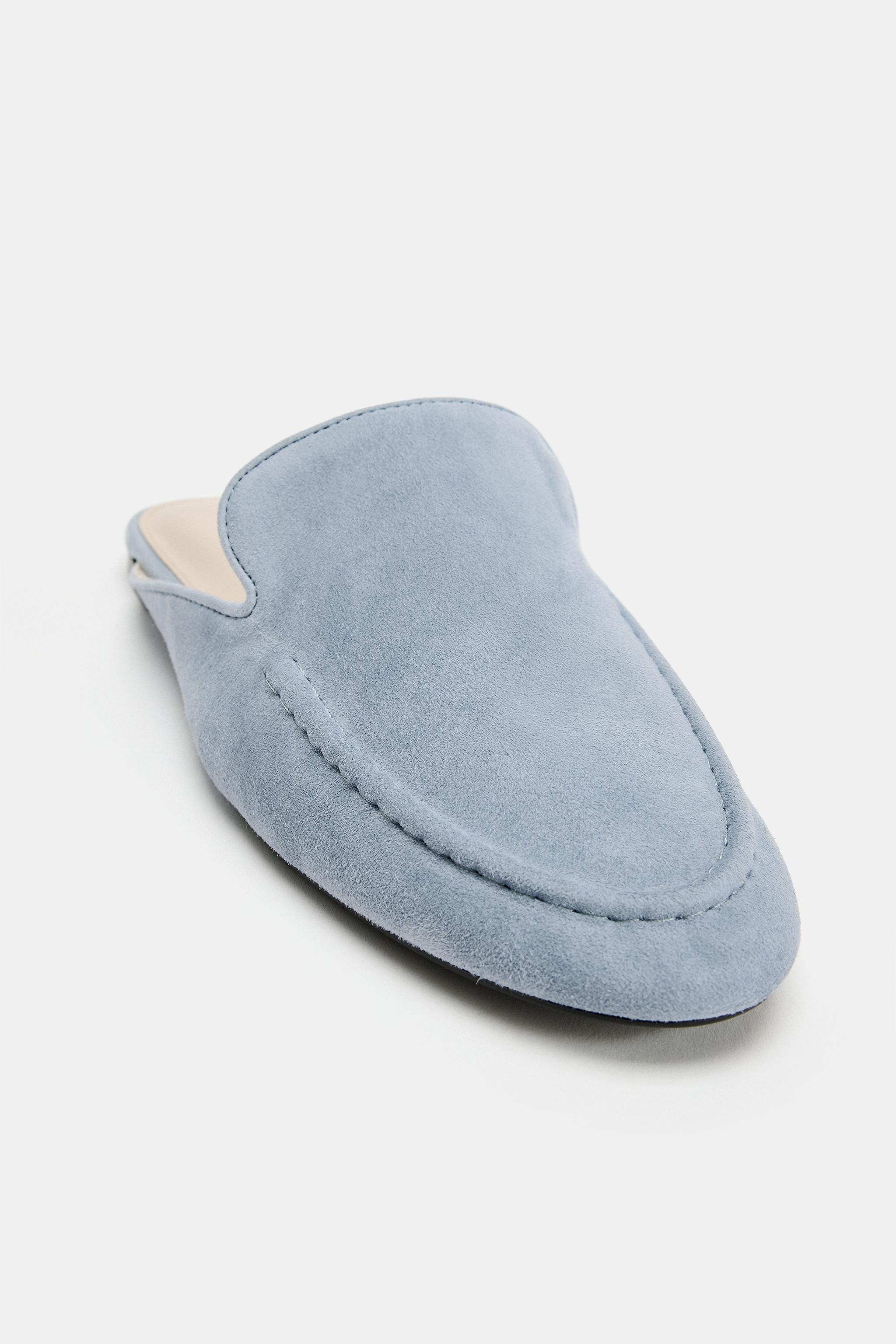 SUEDE MULE LOAFERS | Zara US