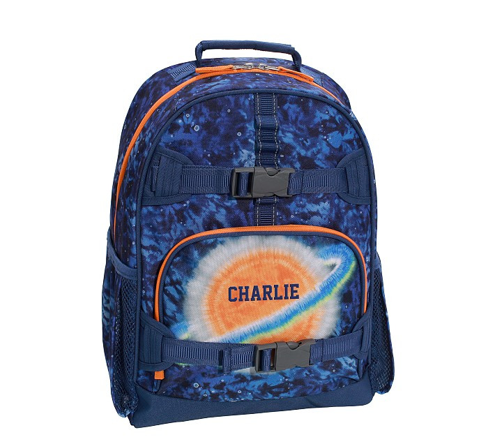 Mackenzie Navy Planet Tie-Dye Backpacks | Pottery Barn Kids