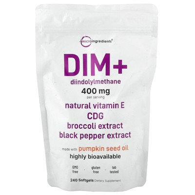 Micro Ingredients DIM+, 240 Softgels | Target