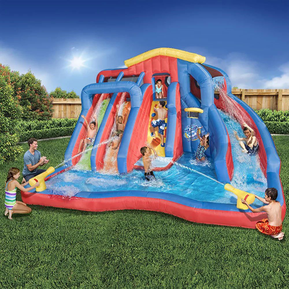 Hydro Blast Inflatable Water Park made with Dura-Tech by Banzai | Walmart (US)