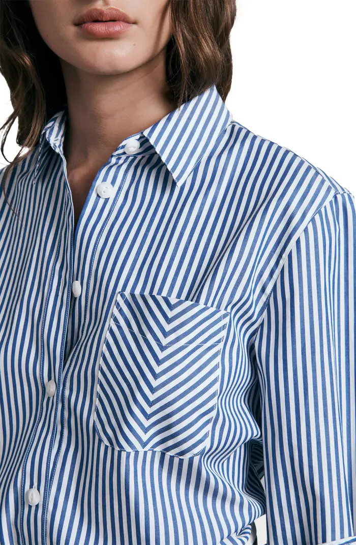 rag & bone ICONS Maxine Stripe Button-Up Shirt | Nordstromrack | Nordstrom Rack
