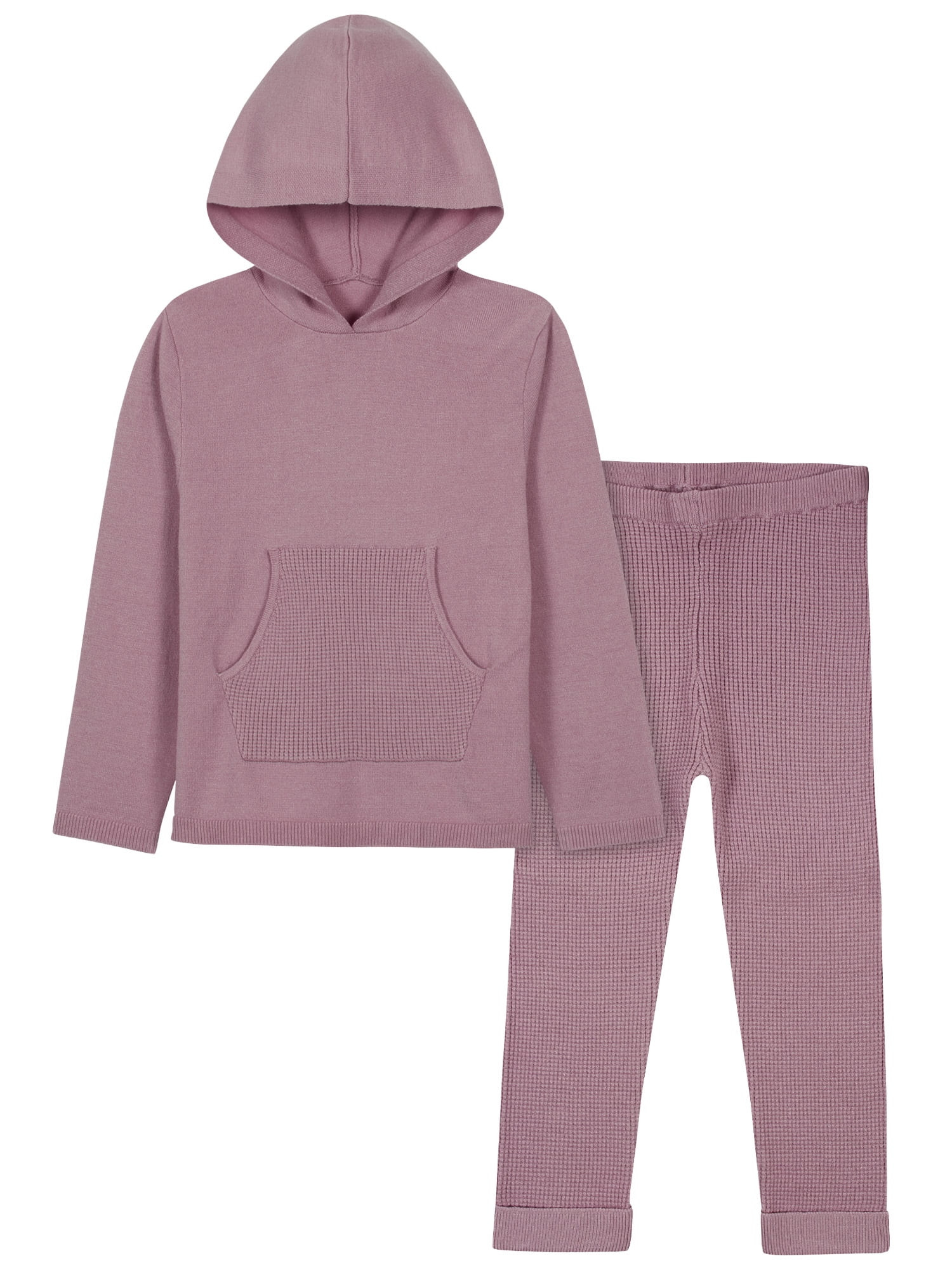 Modern Moments by Gerber Toddler Boys or Girls Unisex Sweater Knit Hoodie and Active Pant, 2pc Ou... | Walmart (US)