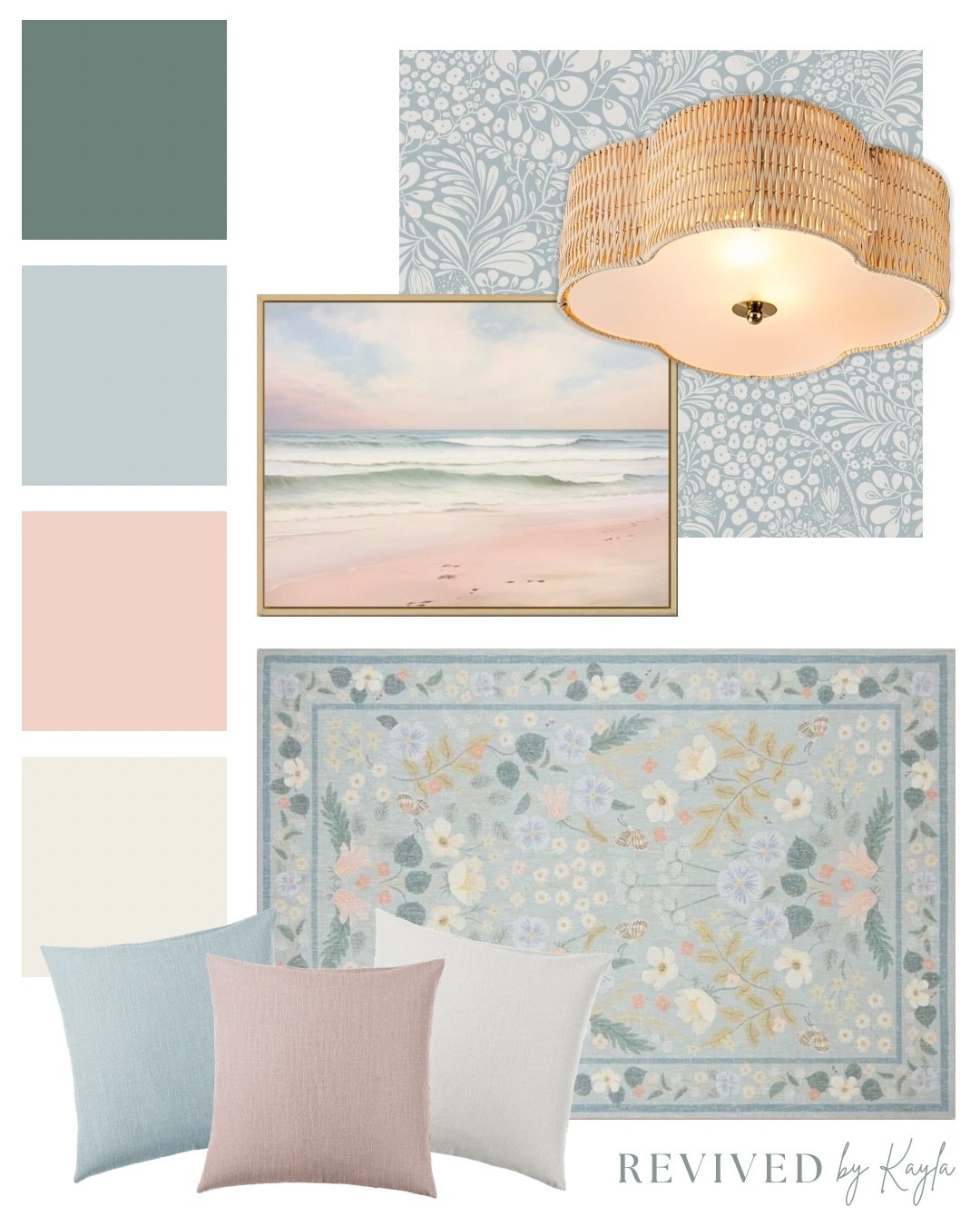 #ad Blue and pink Girl’s spring room design mood board from @Wayfair 🩵🩷 From rugs to wallpaper and lighting, Wayfair has everything you need to refresh your home for Spring! 

#homedecor #homedesign #homestyling #springdecor #springhome #springrefresh #livingroom #bedroom #girlsroom #girlsbedroom #home #decor #spring #Wayfair #WayfairPartner 

#LTKHome #LTKSeasonal