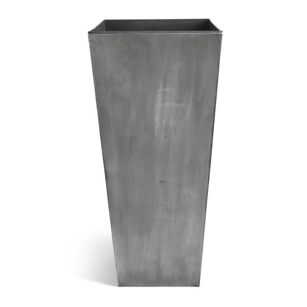 Stainless Steel Tapered Planter | Grandin Road | Grandin Road