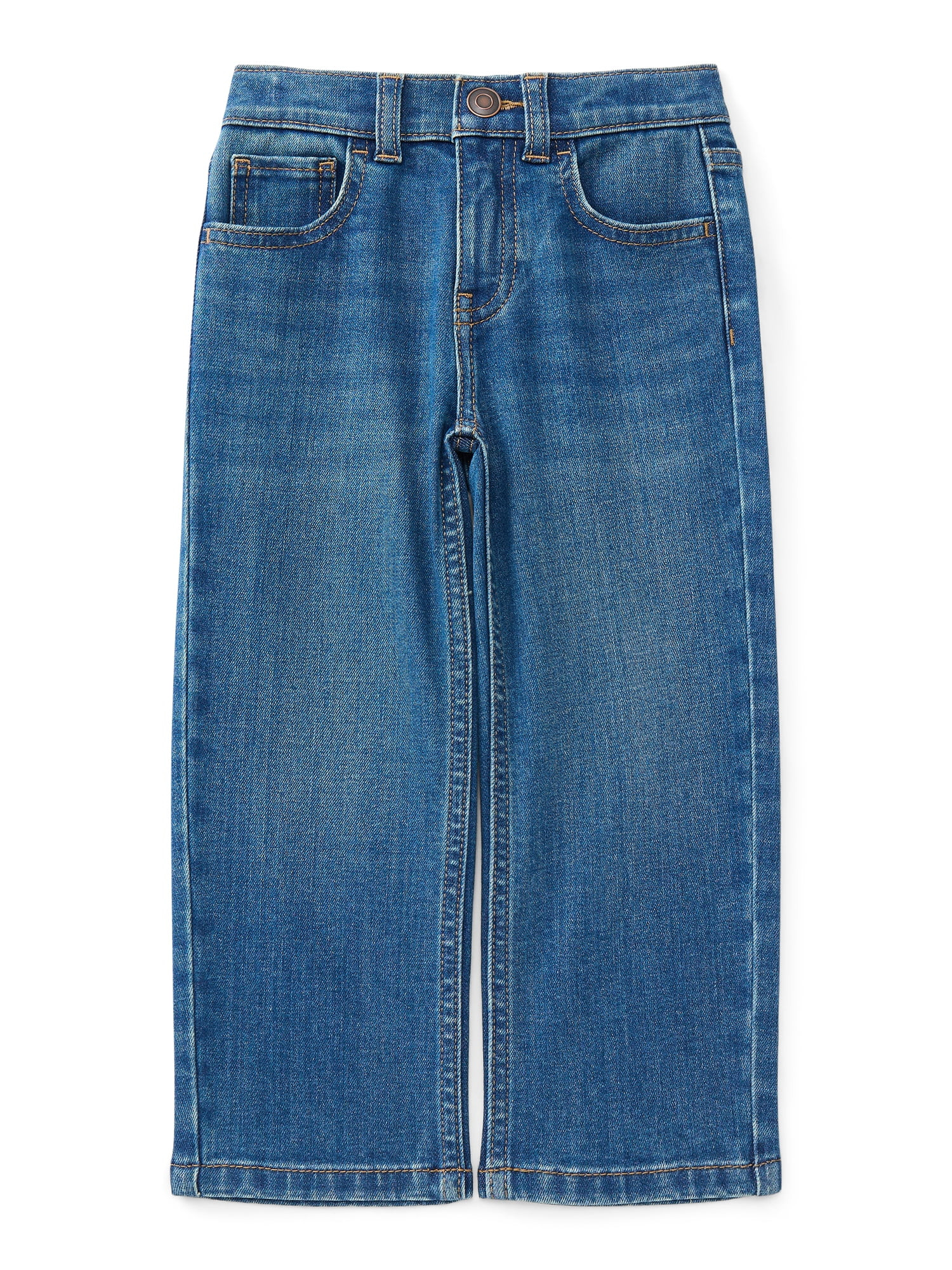 Wonder Nation Toddler Boys Straight Fit Jeans, Sizes 12M-5T | Walmart (US)