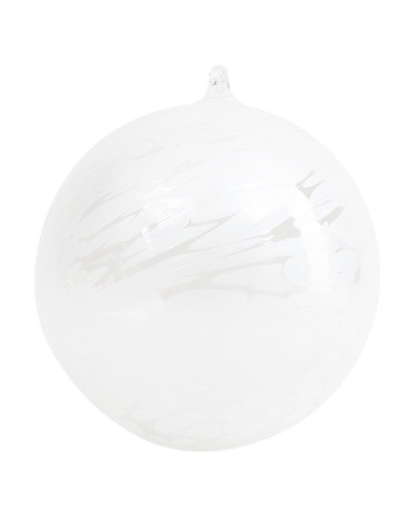 Handcrafted In Poland 4.75in Glass Confetti Ornament | TJ Maxx