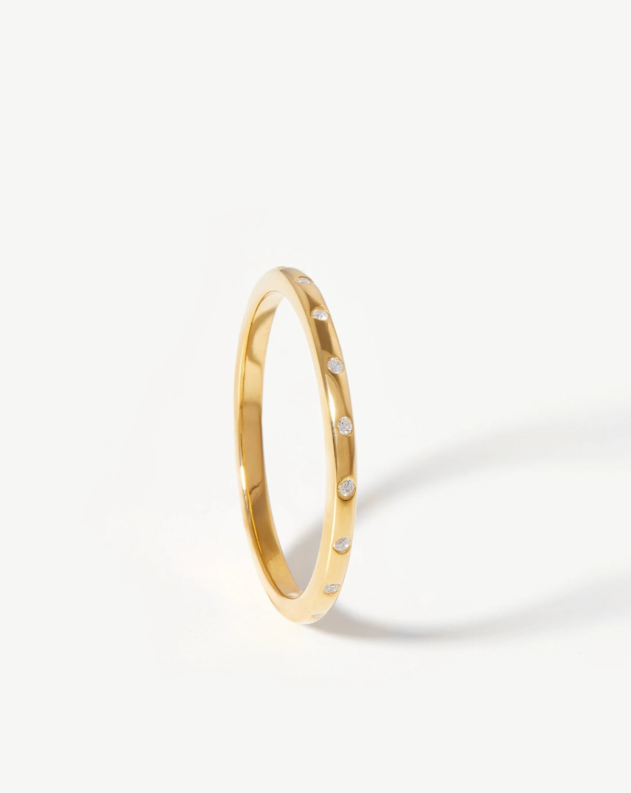 Solar Studded Ring | 18ct Gold Vermeil/Cubic Zirconia | Missoma UK