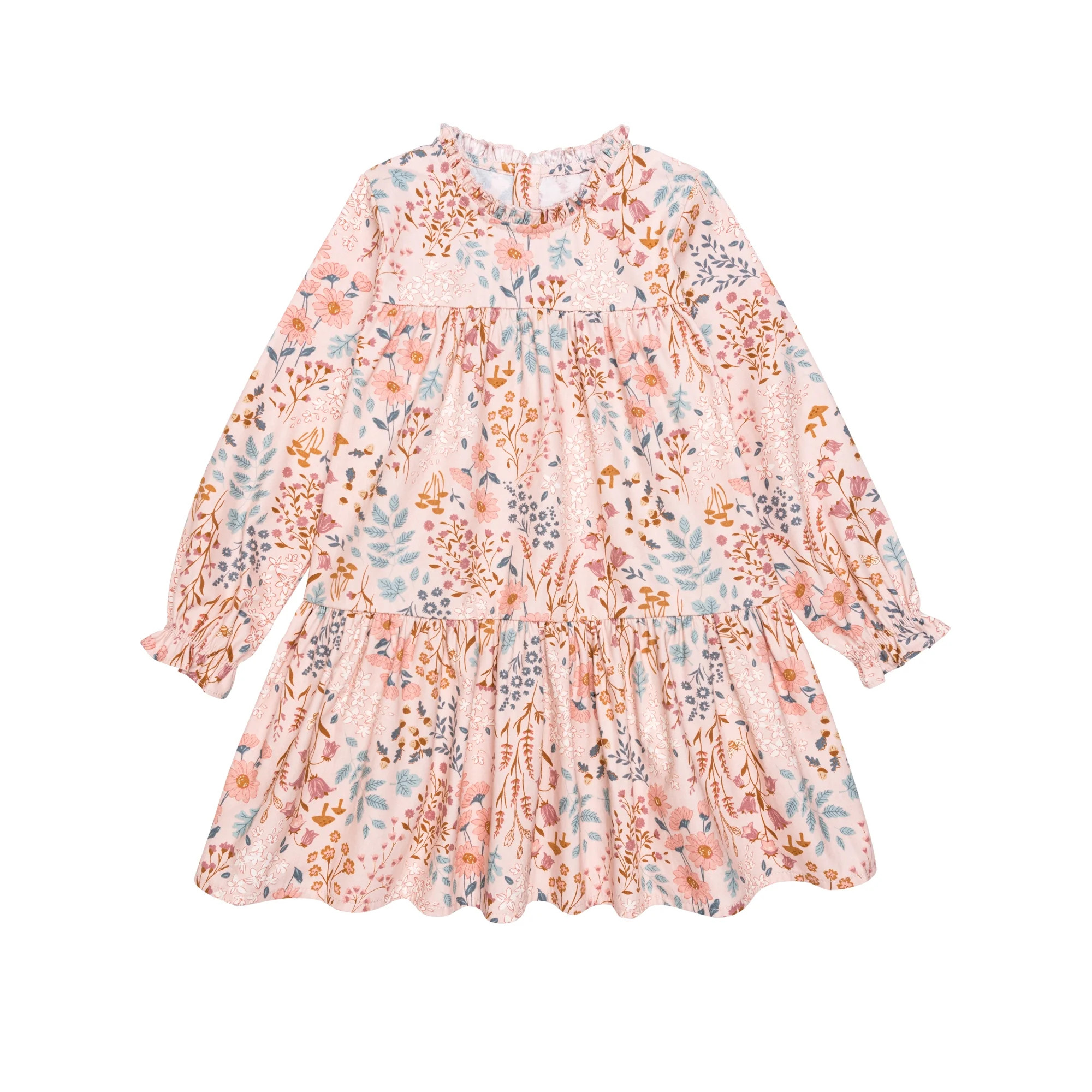Modern Moments By Gerber Toddler Girl Dress with Ruffles, Sizes 12 Months - 5T | Walmart (US)