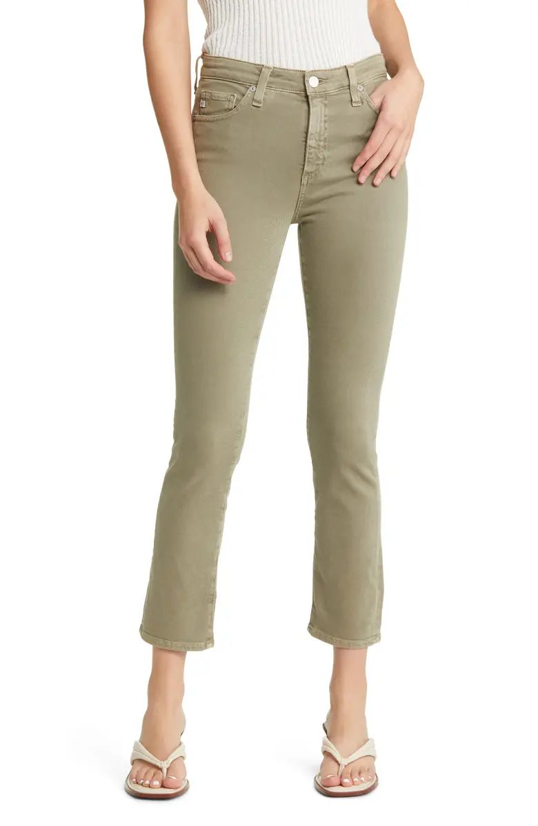 Mari High Waist Ankle Straight Leg Jeans | Nordstrom