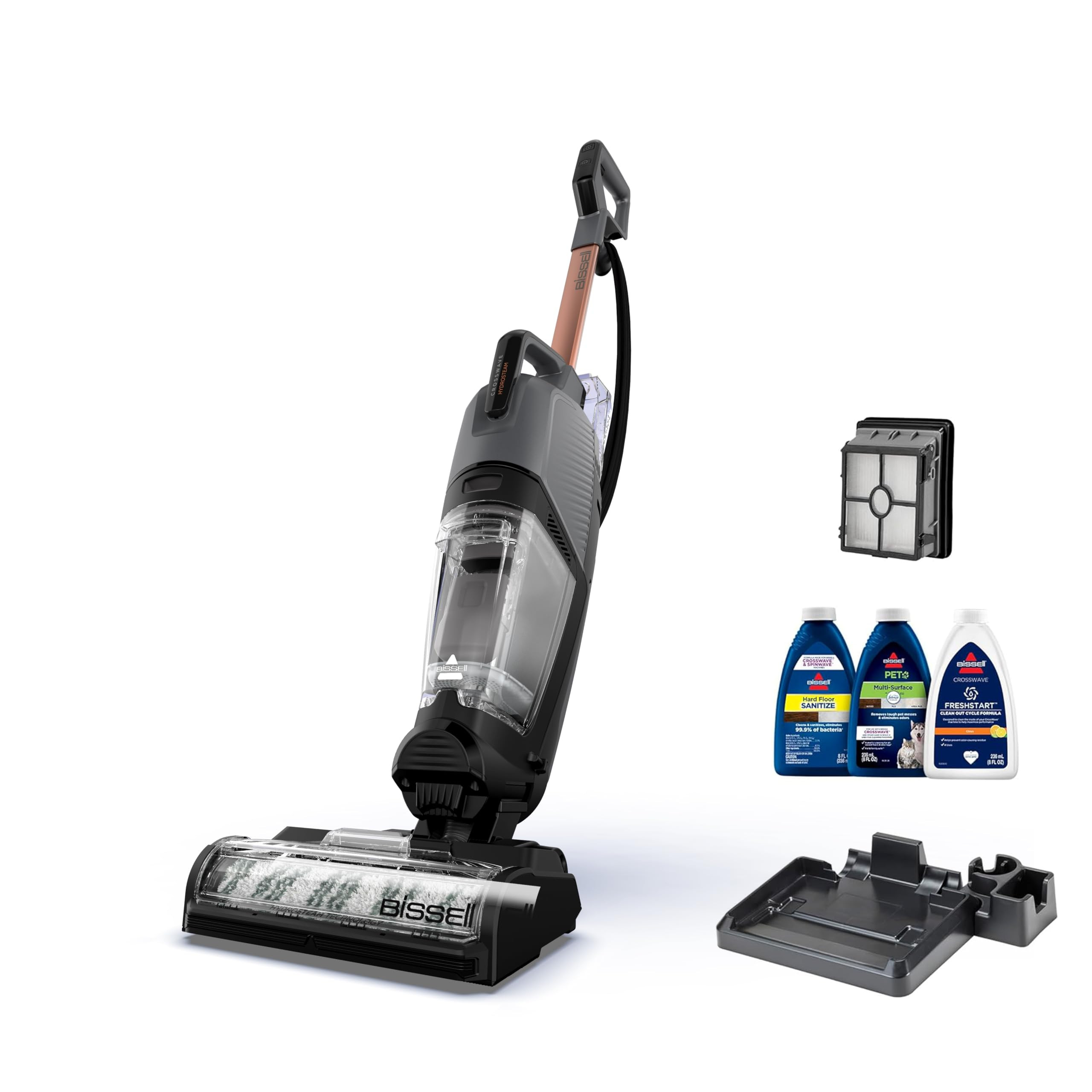 Bissell® CrossWave® HydroSteam™ Wet Dry Vac, Multi-Purpose Vacuum, Wash, and Steam, Sanitize ... | Amazon (US)