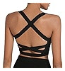 romansong Strappy Yoga Sports Bras for Women Padded Criss-Cross Back Tank Tops | Amazon (US)