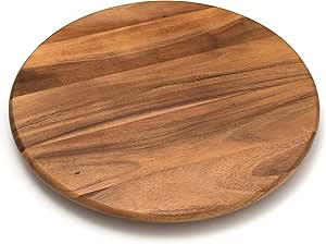 Lipper International Acacia Wood 18-Inch Lazy Susan Kitchen Turntable | Amazon (US)