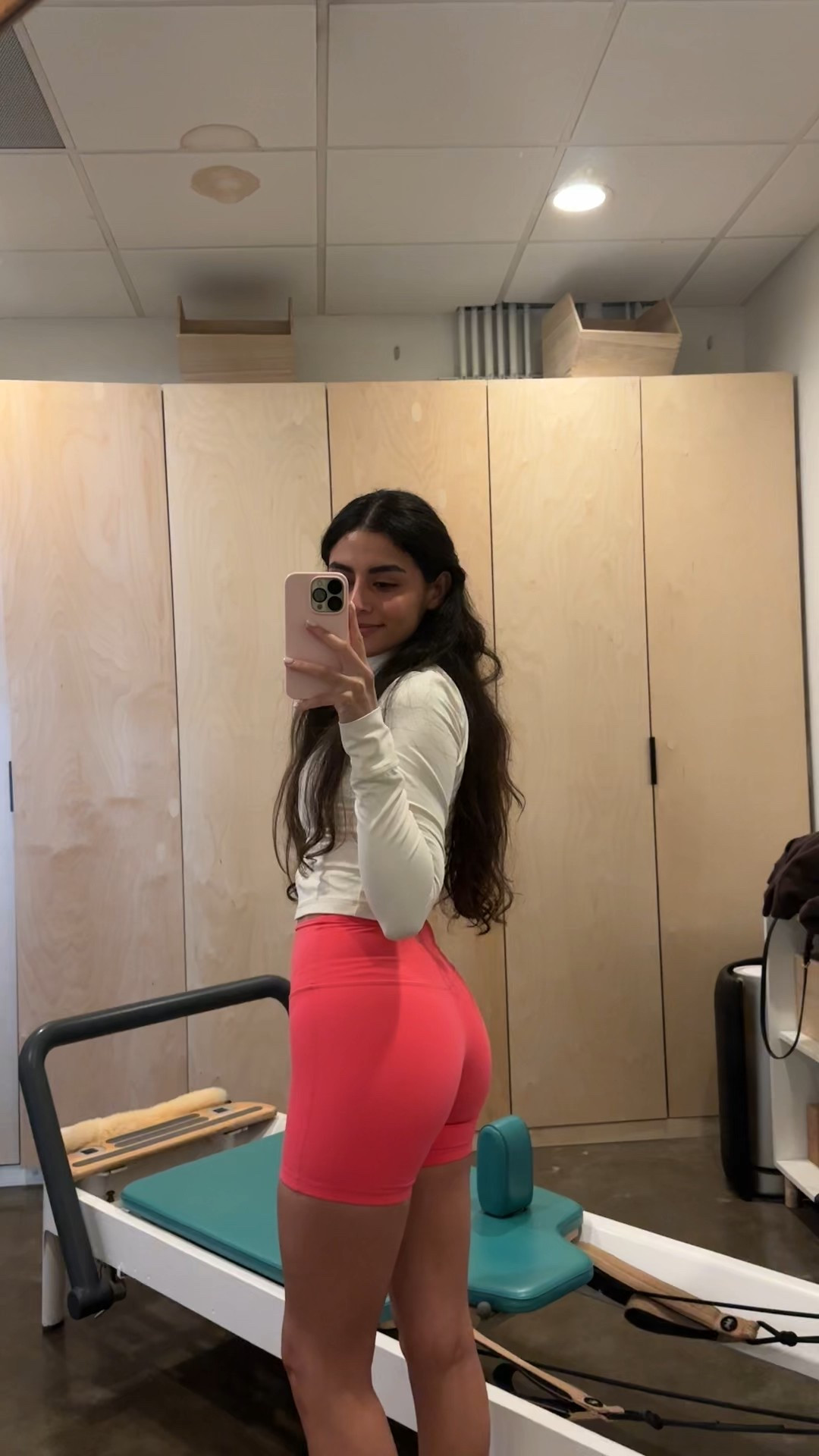 Pink and cream pilates outfit! 

#LTKActive