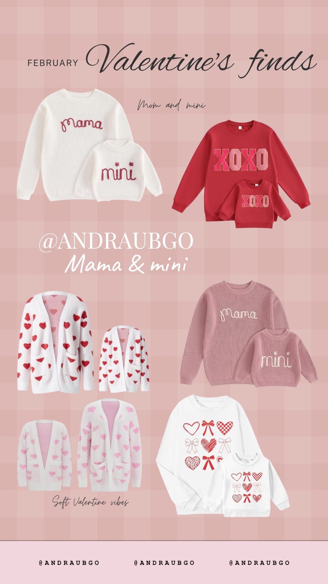 Valentine 💕✨ mama and mini matching  

#LTKmomlife #LTKootd #LTKValentine