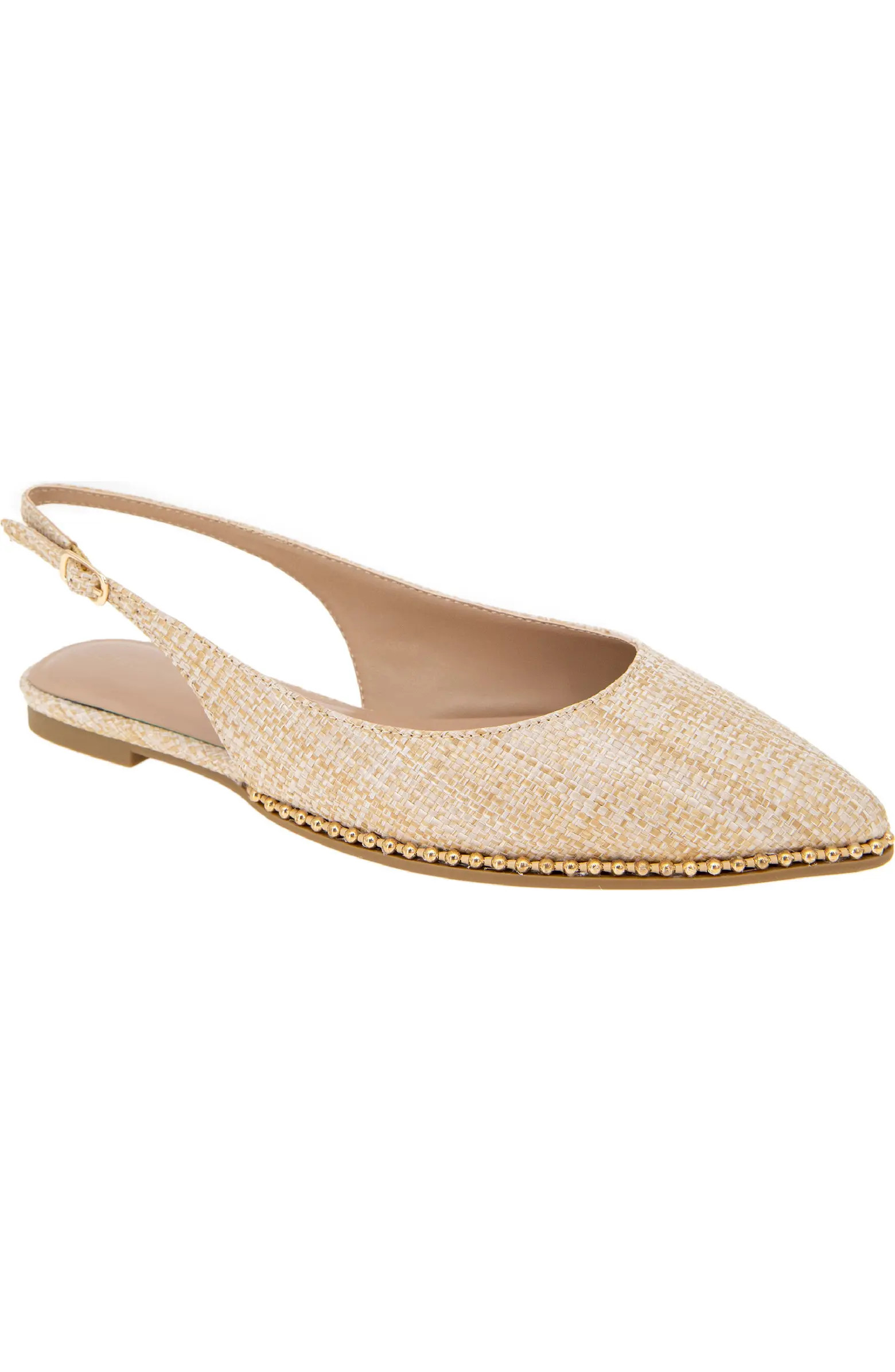 Valerie Slingback Pointed Toe Flat (Women) | Nordstrom