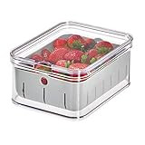 Amazon.com: iDesign Recycled Plastic Crisp Produce Storage Containers with Lid and Colander Baske... | Amazon (US)