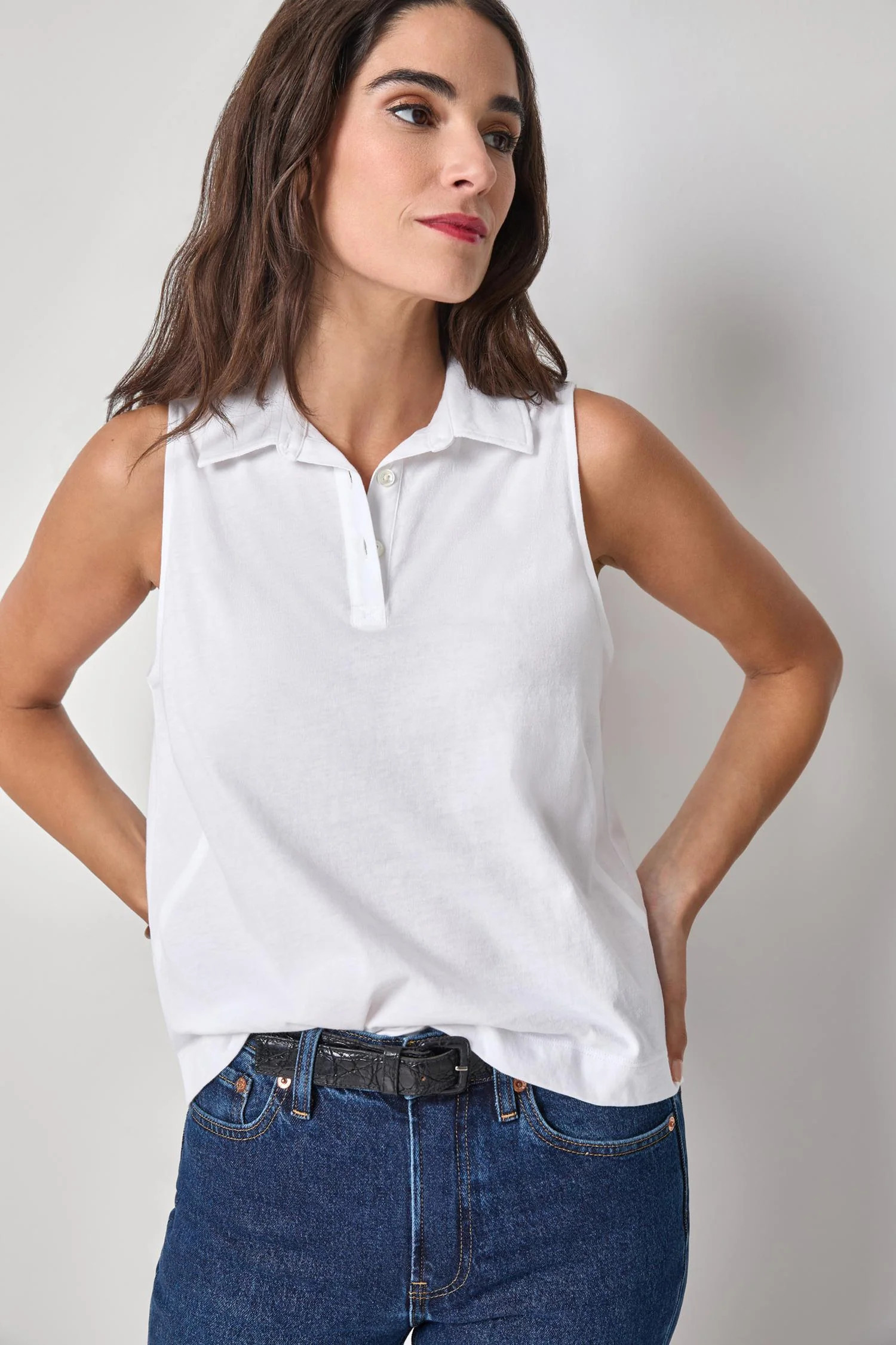 Organic Sleeveless Top | Lilla P