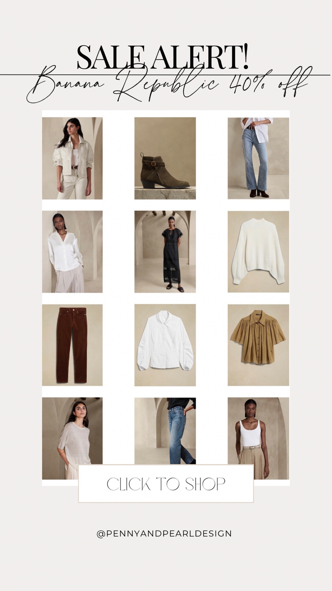 Banana Republic is a staple for those classic go-to pieces. I love the quality and timelessness of everything at Banana, but even more so at 40% off! Shop my favorite sale picks✨



#LTKsalealert #LTKstyletip #LTKSale