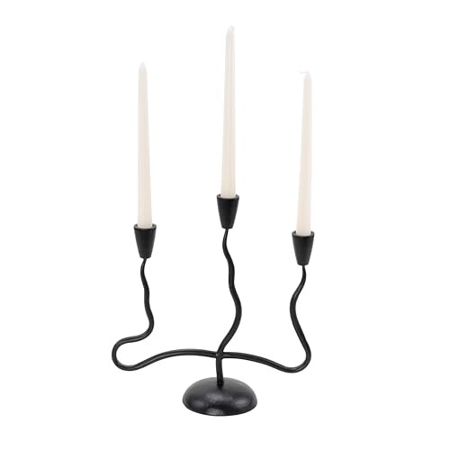 Deco 79 Metal Decorative Candle Holder Candle Stand with Round Base, Candlestick Holder 12" x 5" ... | Amazon (US)