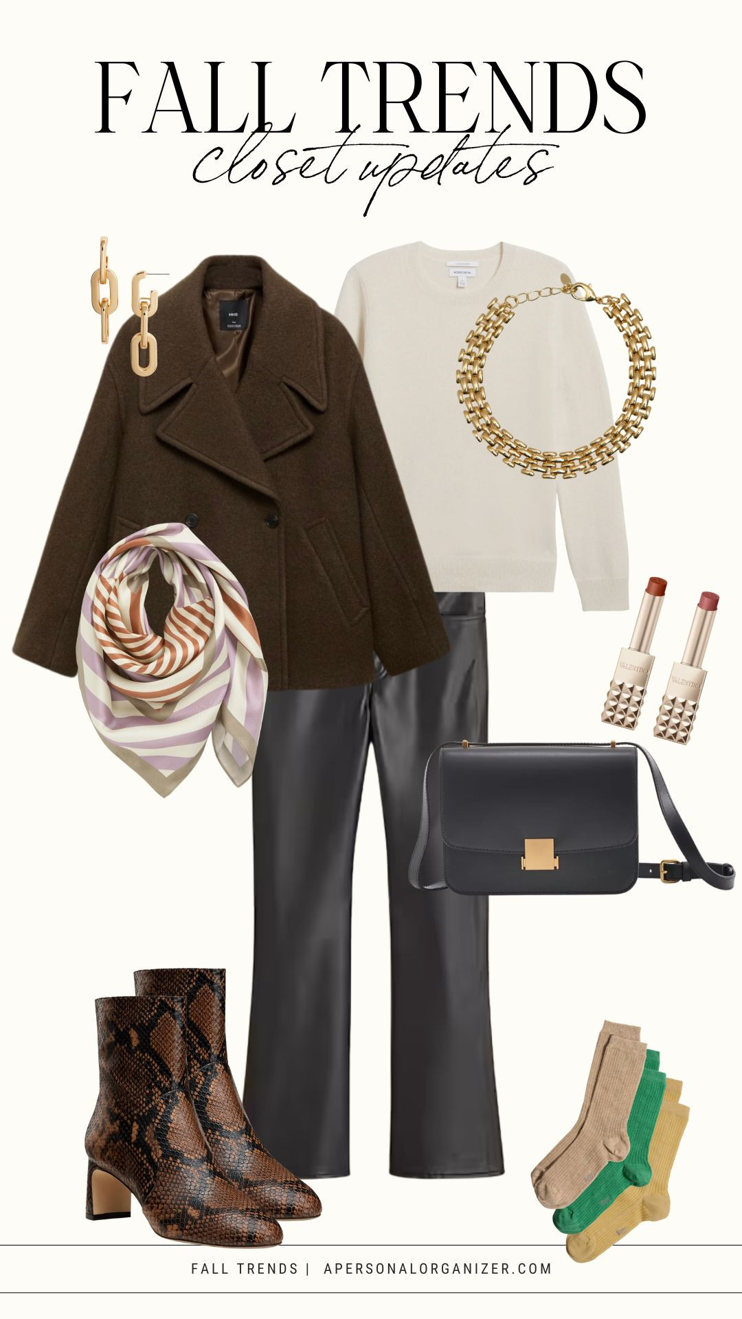 A timeless combo: rich brown layers, soft cream, and a hint of gold. ✨
Perfect for early fall dinners and weekend strolls.



#fallclosetrefresh #cozystyle #chicandclassic

#LTKHoliday #LTKSeasonal #LTKGiftGuide