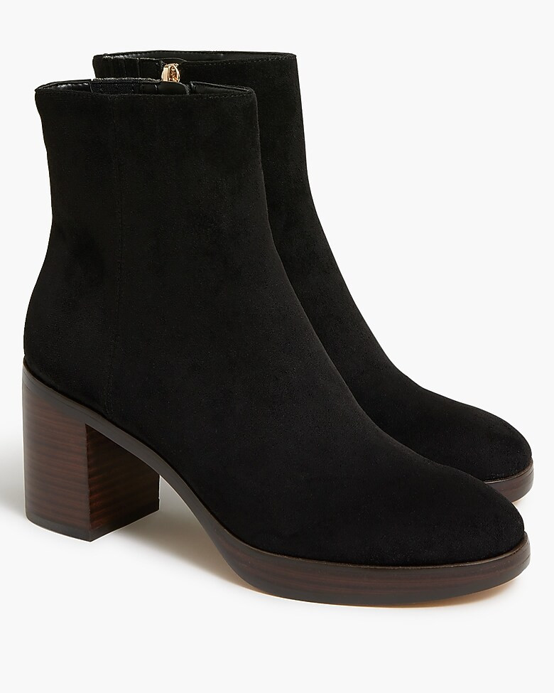 Sueded platform boots | J.Crew Factory
