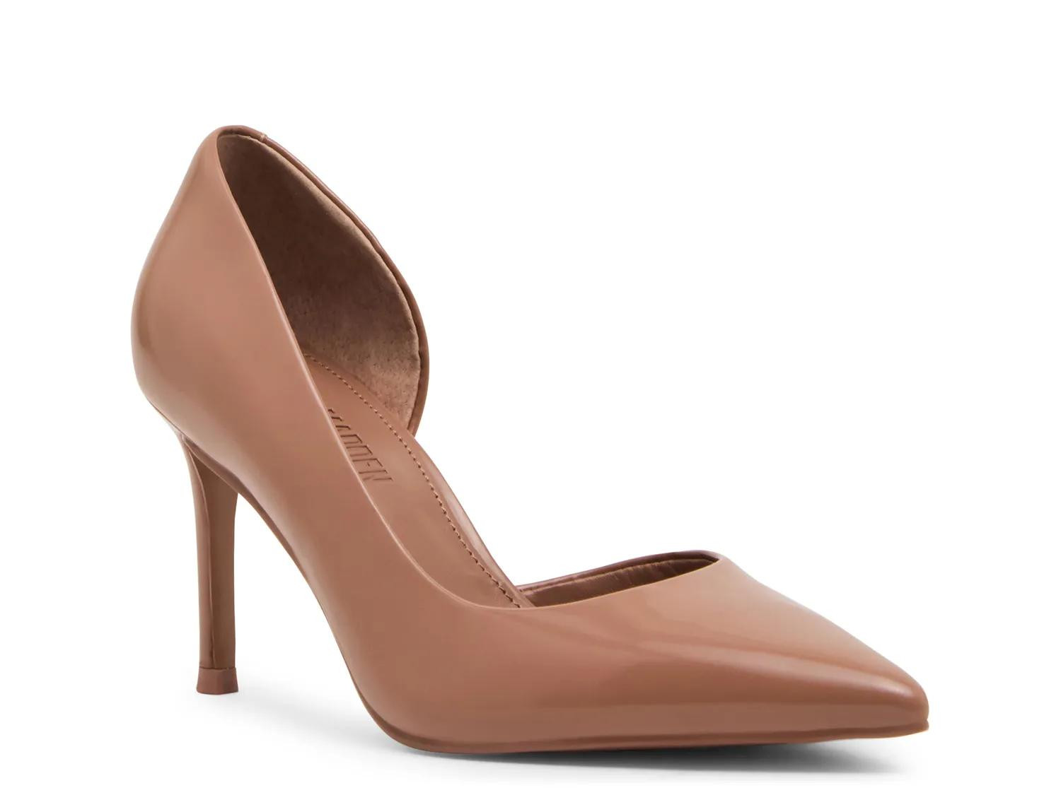 Steve Madden Nula Pump | Women's | Mocha Leather | Size 8.5 | Pumps | Stiletto | DSW