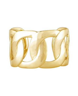 Curb Link Open Bangle Bracelet | Macy's
