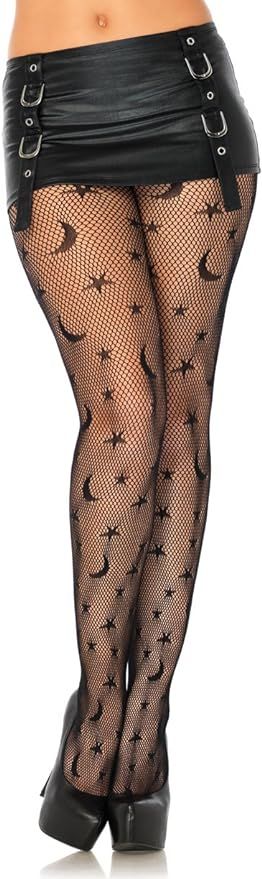 Leg Avenue womens Dark Alternative Fishnet Tights | Amazon (US)