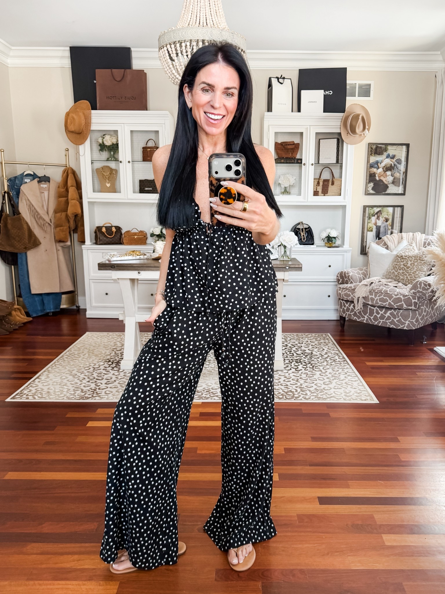 Such a cute polka dot set
Wearing small in both 
@Target 

#LTKootd #LTKTravel #LTKSeasonal