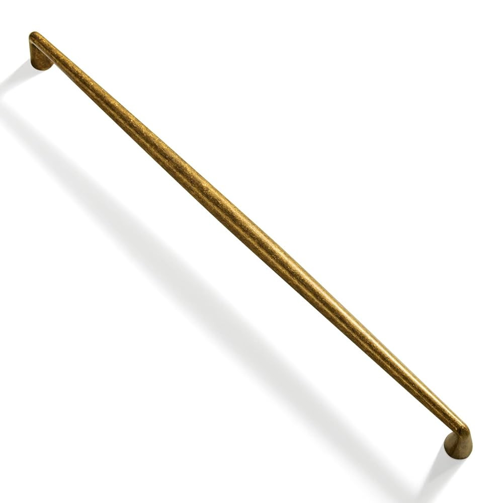 Goo-Ki Vintage Retro Antique Brass Zinc Alloy Cabinet Handles - 12.6''(320mm) Hole Center Afforda... | Amazon (US)